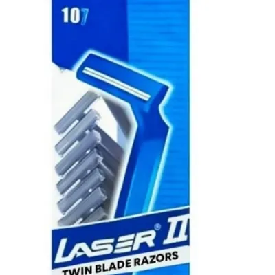 Laser ii twin blade razors maszynka jednorazowa do golenia 10 szt