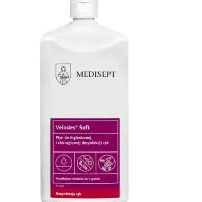 Medisept velodes soft płyn do dezynfekcji rąk bez pompki i spryskiwacza 500 ml