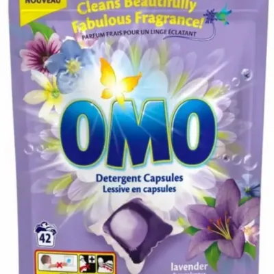 Omo kapsułki uniwersalne do prania lawenda eukaliptus 42 szt