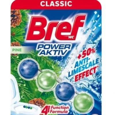 Bref power aktiv pine 50 g zawieszka do wc