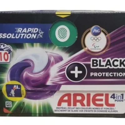Ariel black kapsułki do prania czarnych i ciemnych tkanin 10 szt