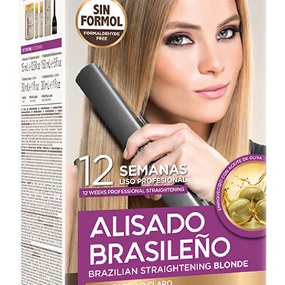 Kativa brazilian straightening blonde