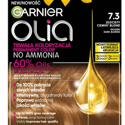 Garnier olia farba do włosów 7.3 złoty ciemny blond