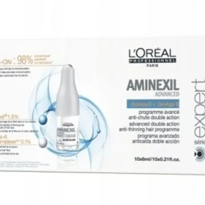 L'oreal aminexil + omega 6 ampułki 10x6 ml