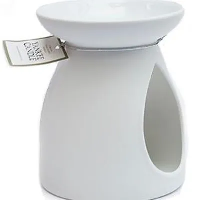 Yankee candle pastel hue white gładki kominek