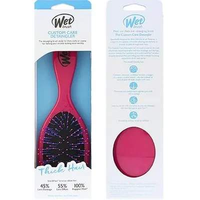 Wet brush detangler thick hair pink