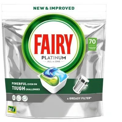 Fairy platinium all in one kapsułki do zmywarki 70 szt