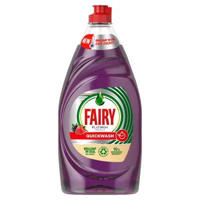 Fairy płyn do mycia naczyń liquid platinum quick wash wild berry 820 ml