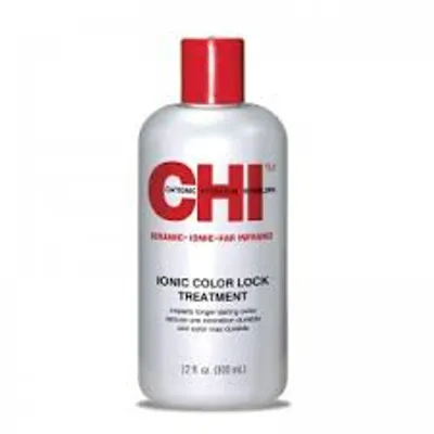 Chi ionic color lock treatment zakwaszająca odżywka zapewniająca długotrwały kolor 355ml