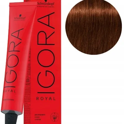 Schwarzkopf farba igora royal 60ml 5-7 jasny brąz miedziany
