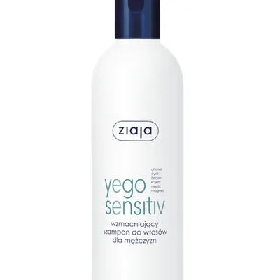 Ziaja yego sensitiv wzmacniający szampon do włosów dla mężczyzn 300ml