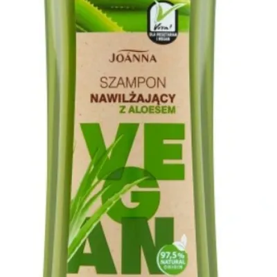 Joanna vegan szampon nawilżający z aloesem 300 ml
