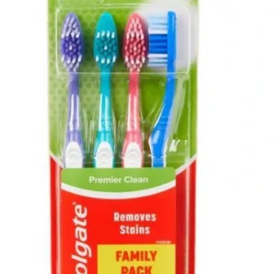 Colgate zestaw 4 szczoteczek manualnych do zębów premier clean