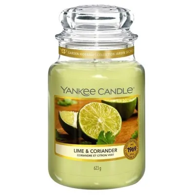 Yankee candle large jar lime & coriander 623g