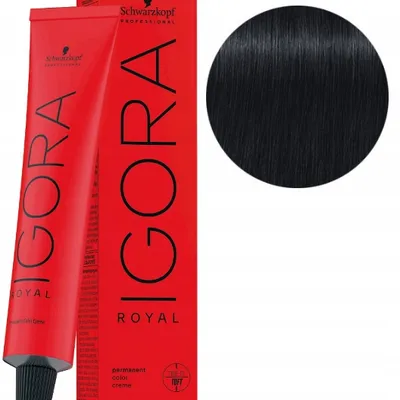 Schwarzkopf farba igora royal 60ml 1-1 czarny popielaty