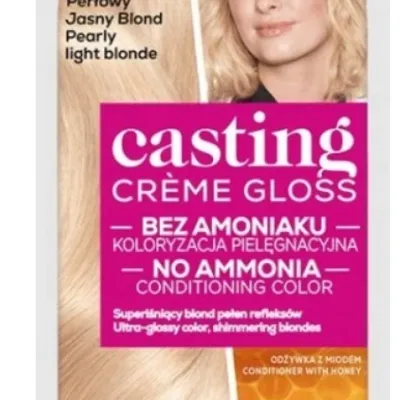L'oreal paris casting creme gloss farba do włosów 1021 jasny perłowy blond