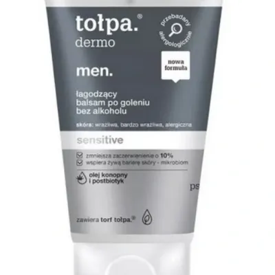 Tołpa dermo men łagodzący balsam po goleniu bez alkoholu sensitive 100 ml