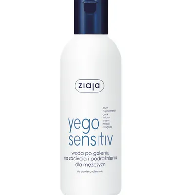 Ziaja yego sensitiv woda po goleniu na zacięcia i podrażnienia dla mężczyzn 200ml