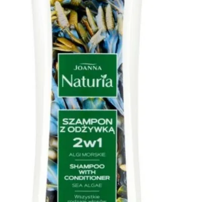 Joanna naturia szampon 2w1 szampon 2w1 do wszystkich rodz. włosów z algami morskimi 500 ml