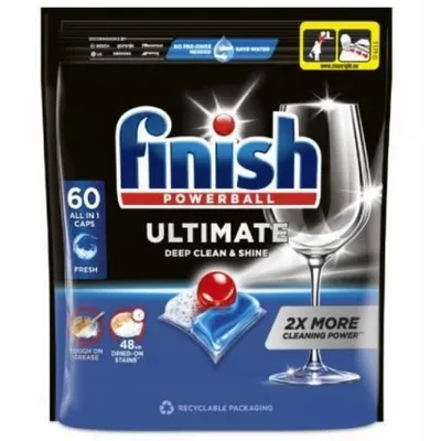 Finish tabs powerball ultimate all in1 regular 60 tabletek do zmywarki
