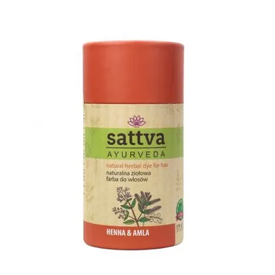 Sattva naturalna farba henna amla do włosów 150 g