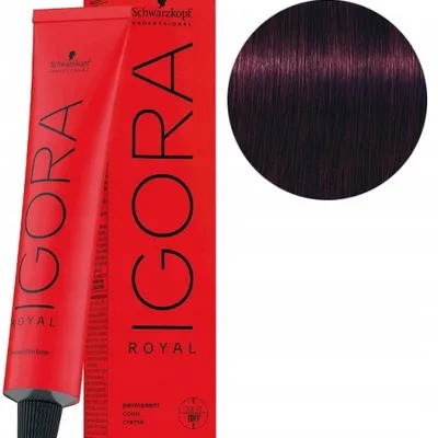 Schwarzkopf farba igora royal 60ml 4-99 średni brąz fioletowy ekstra