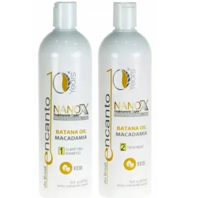Encanto do brasil nanox keratyna + szampon 2 x 473ml