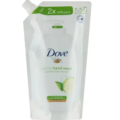 Dove liquid hand wash cucumber & green tea mydło do rąk 500 ml zapas