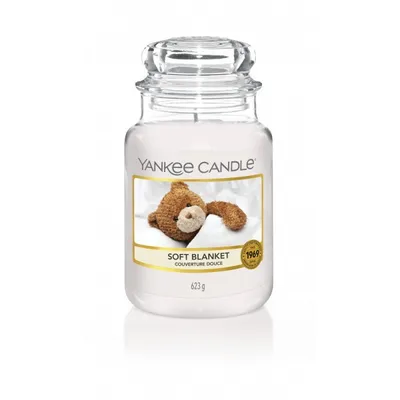 Yankee candle soft blanket słoik duży 623g