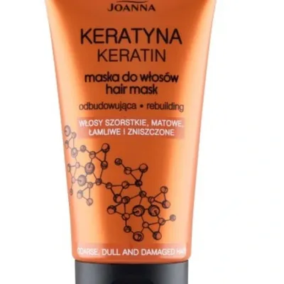 Joanna keratyna maska odbudowująca do włosów matowych i zniszczonych 150 ml
