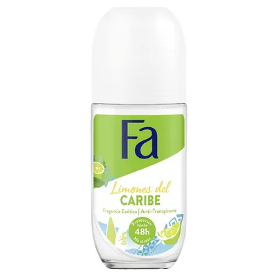 Fa limones del caribe 48h antyperspirant roll-on damski 50ml