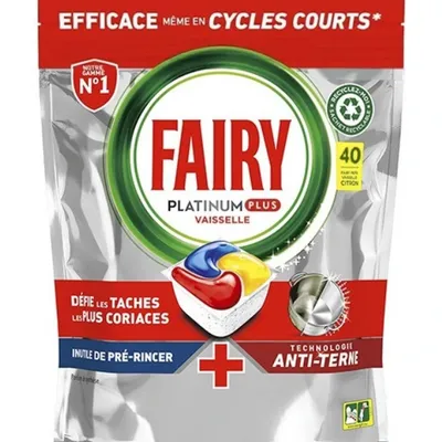 Fairy kapsułki platinum plus kapsułki do zmywarki lemon 40 szt