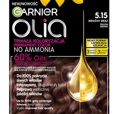 Garnier olia farba do włosów 5.15 mroźny brąz
