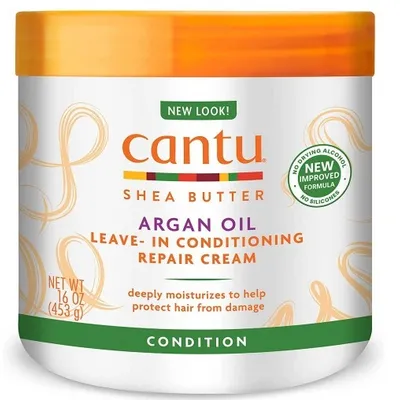 Cantu shea butter argan oil leave in cream 453 g
