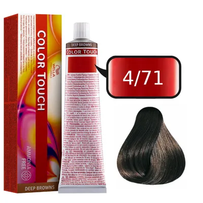 Wella color touch farba 60 ml 4/71