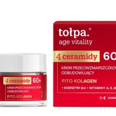 Tołpa age vitality krem przeciwzmarszczkowy 60+ odbudowujący 50 ml