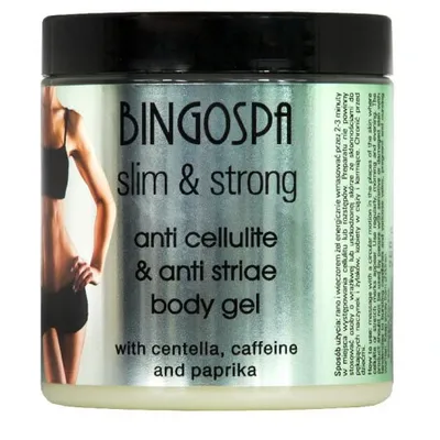 Bingospa żel do ciała przeciw cellulitowi i rozstępom centellą i kofeiną 250g