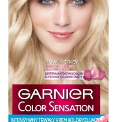 Garnier color sensation farba do włosów 111 srebrny superjasny blond