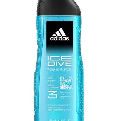Adidas ice dive 3w1 żel pod prysznic dla mężczyzn 400 ml