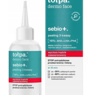 Tołpa dermo face sebio peeling 3 kwasy 15% 50 ml