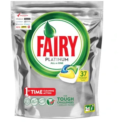 Fairy platinium all in one kapsułki do zmywarki 37 szt