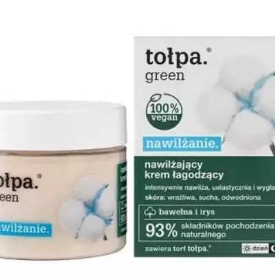 Tołpa green krem nawilżający do twarzy łagodzący podrażnienia 50 ml