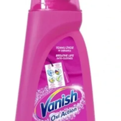 Vanish oxi action odplamiacz w płynie do tkanin kolorowych 1.5 l pink