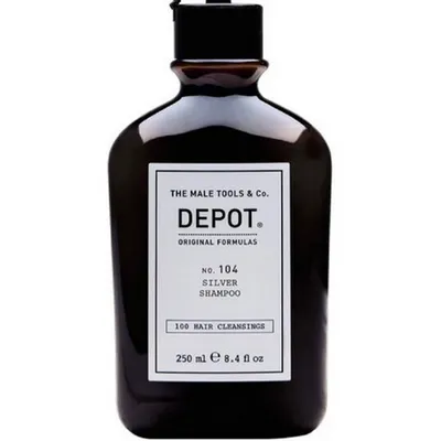 Depot no.104 silver szampon do włosów siwych, białych lub rozjaśnianych 250 ml