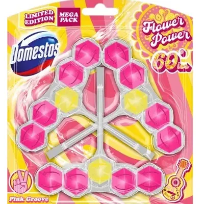 Domestos kostka wc aroma lux limited edition pink groove 3x55 g