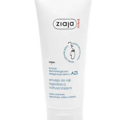 Ziaja med kuracja dermatologiczna pielęgnacja skóry z azs emulsja do rąk łagodząca natłuszczająca 100 ml
