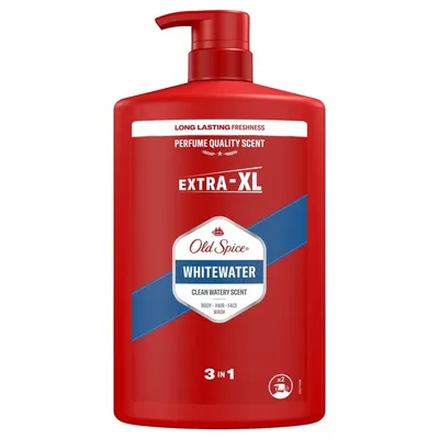 Old spice shower gel 3 in 1 whitewater 1000 ml
