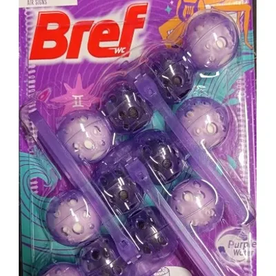 Bref color aktiv le air signs 3 x 50 g zawieszka do wc barwiąca