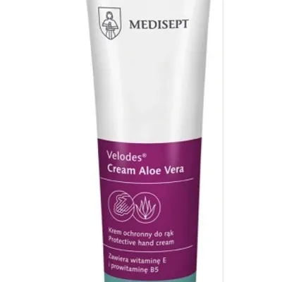Medisept velodes cream aloe vera delikatny krem do pielęgnacji skóry rąk i ciała 100 ml
