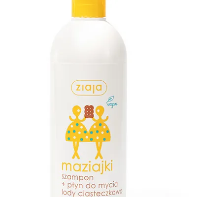 Ziaja maziajki szampon+ płyn do mycia/lody ciasteczkowo-waniliowe 400 ml